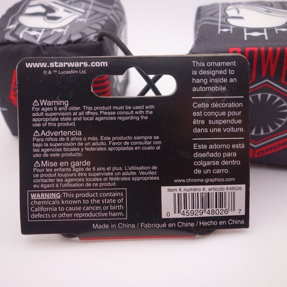 Disney Star Wars Auto Ornamentz * New with Original Cardboard Packaging * - Picture 3 of 10